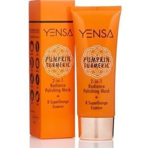 Yensa pumpkin turmeric 2-in-1 radiance polishing mask